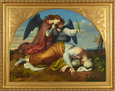 Ölü Aziz Cecilia (Roma versiyonu) by Johann Evangelist Scheffer von Leonhardshoff