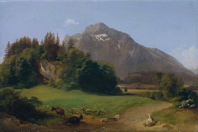Salzburg yakınlarında by Johann Fischbach
