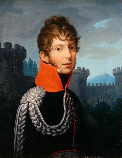 Wilhelm Friedrich Ernst von Dalwigk zu Schauenburg, 1810 dolayları (tuval üzerine yağlı boya) by Johann Friedrich Bury