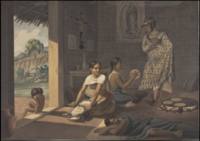 Waldeck'in Orta Amerika'ya ait orijinal sanat eserlerinden oluşan bir koleksiyon, Kutu 10/22 by Johann Friedrich Maximilian von Waldeck