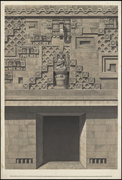 Waldeck'in Orta Amerika'ya ait orijinal sanat eserlerinden oluşan bir koleksiyon, Kutu 17/22 by Johann Friedrich Maximilian von Waldeck