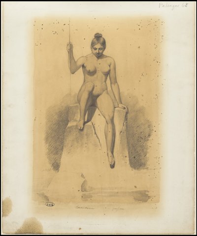 Waldeck'in Orta Amerika'ya ait orijinal sanat eserlerinden oluşan bir koleksiyon, Kutu 1/22 by Johann Friedrich Maximilian von Waldeck
