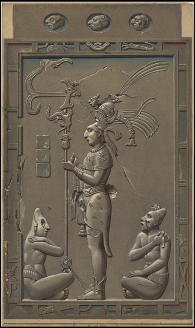 Waldeck'in Orta Amerika'ya ait orijinal sanat eserlerinden oluşan bir koleksiyon, Kutu 20/22 by Johann Friedrich Maximilian von Waldeck