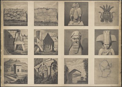 Waldeck'in Orta Amerika'ya ait orijinal sanat eserlerinden oluşan bir koleksiyon, Kutu 20/22 by Johann Friedrich Maximilian von Waldeck