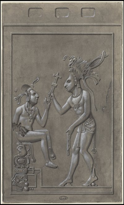 Waldeck'in Orta Amerika'ya ait orijinal sanat eserlerinden oluşan bir koleksiyon, Kutu 2/22 by Johann Friedrich Maximilian von Waldeck
