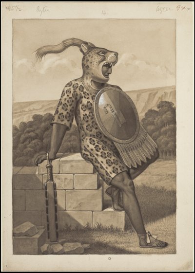 Waldeck'in Orta Amerika'ya ait orijinal sanat eserlerinden oluşan bir koleksiyon, Kutu 3/22 by Johann Friedrich Maximilian von Waldeck
