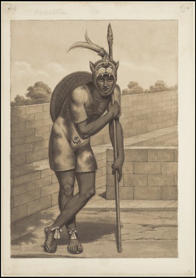 Waldeck'in Orta Amerika'ya ait orijinal sanat eserlerinden oluşan bir koleksiyon, Kutu 3/22 by Johann Friedrich Maximilian von Waldeck