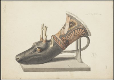Waldeck'in orijinal Mezoamerika sanat eserlerinden oluşan bir koleksiyon, Kutu 4/22 by Johann Friedrich Maximilian von Waldeck
