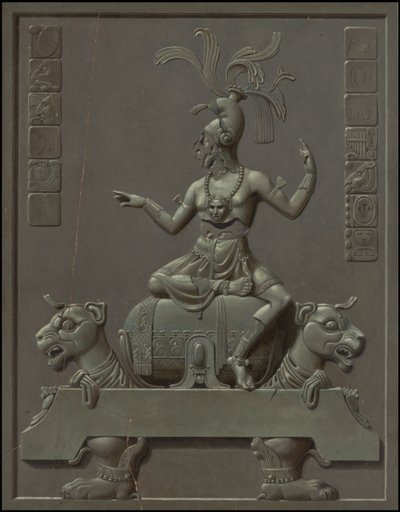 Waldeck'in Orta Amerika'ya ait orijinal sanat eserlerinden oluşan bir koleksiyon, Kutu 7/22 by Johann Friedrich Maximilian von Waldeck