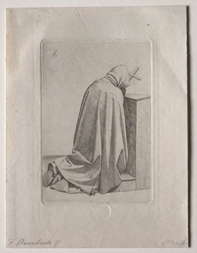 dua eden keşiş by Johann Friedrich Overbeck