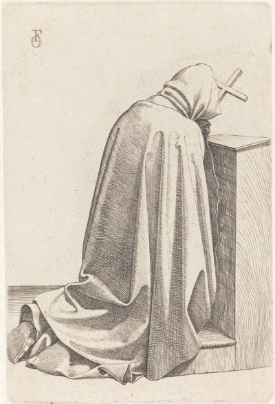 dua eden keşiş by Johann Friedrich Overbeck