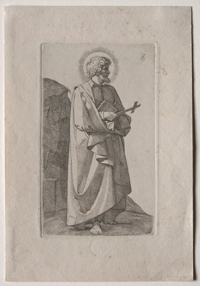 Aziz Philip Neri, 1826. by Johann Friedrich Overbeck