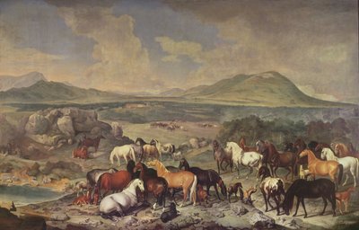 Lipizzaner Atları ile İmparatorluk Stud by Johann Georg Hamilton