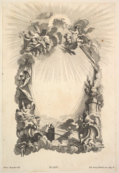 Ahit Sandığı, Kartuşlar Kitabından, 18. yüzyılın ortalarında. by Johann Georg Hertel
