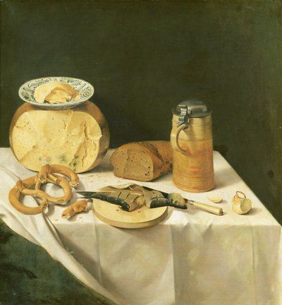 Kahvaltı Natürmort by Johann Georg Hinz