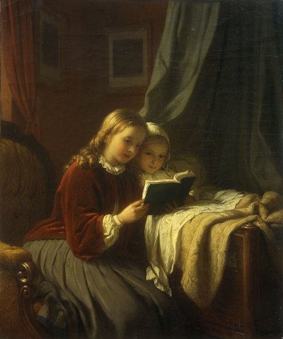 Uyku Zamanı Hikayesi, 1867 by Johann Georg Meyer