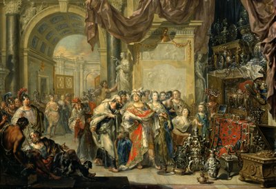 Karun ve Solon by Johann Georg Platzer