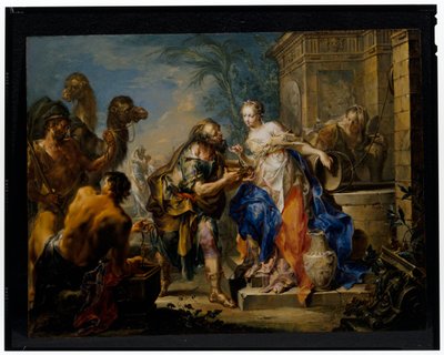 Elizier ve Rebecca by Johann Georg Platzer