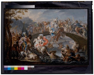 Amazonların Savaşı by Johann Georg Platzer