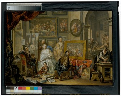 Sanatçının stüdyosu by Johann Georg Platzer