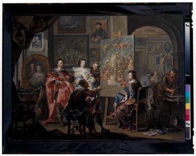 Ressamın atölyesi by Johann Georg Platzer
