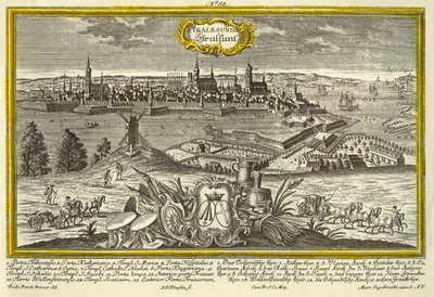 Stralsund, c1740. by Johann Georg Ringlin