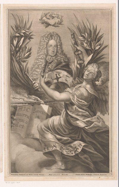 Bir hükümdar portresi, muhtemelen Charles VI, Kutsal Roma İmparatoru by Johann Georg Wolffgang