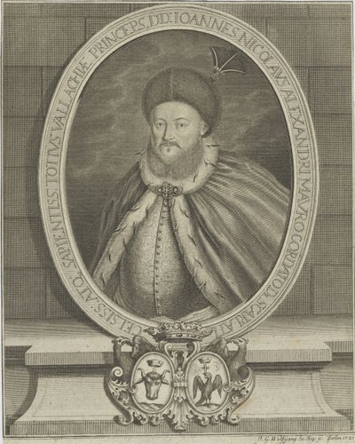 Nicolaos Mavrocordatos 1680-1730, 1721. by Johann Georg Wolfgang