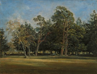 Münih yakınlarındaki Hirschgarten by Johann Georg von Dillis