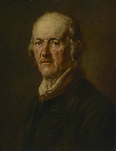 Yaşlı Bir Adamın Portresi by Johann Georg von Edlinger