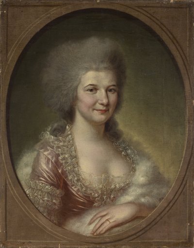 Seçim mahkemesinde bekleyen kadın by Johann Georg von Edlinger