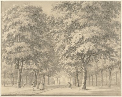 Bir dışarının araba yolu (Velserbeek?) by Johann Goll van Frankenstein (I)