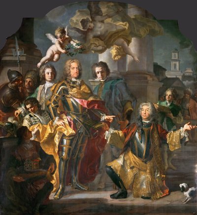 İmparator Charles VI (1685-1740) ve Kont Michael Johann von Althann (1679-1722) (Althann, Viyana