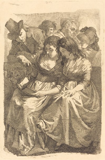 Schadow ve Ailesi by Johann Gottfried Schadow
