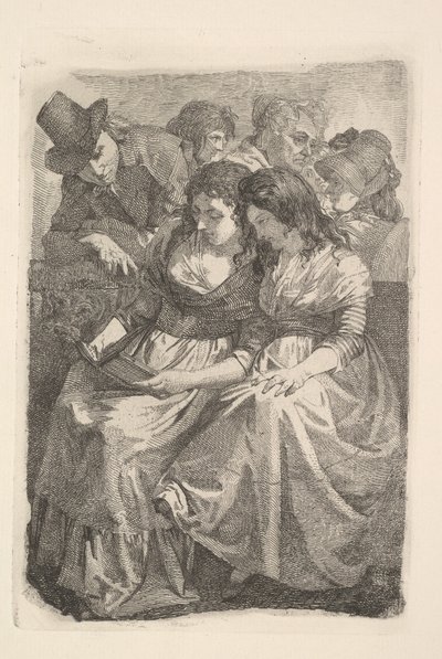 Schadow ve Ailesi, 1925. by Johann Gottfried Schadow