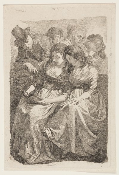 Sanatçı ve Ailesi by Johann Gottfried Schadow