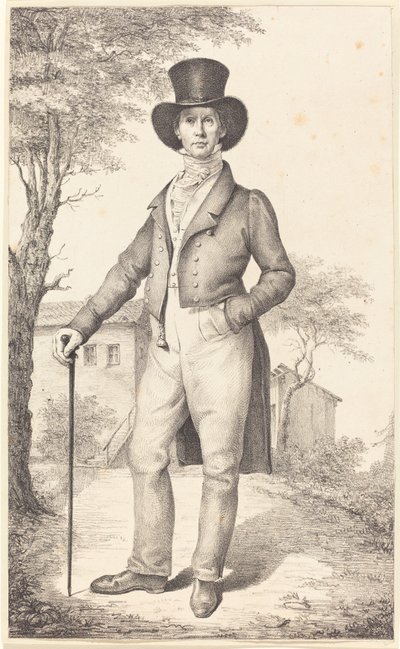 Kıdemli Devlet Denetçisi Rudolf Schadow (Sanatçının Kardeşi) by Johann Gottfried Schadow