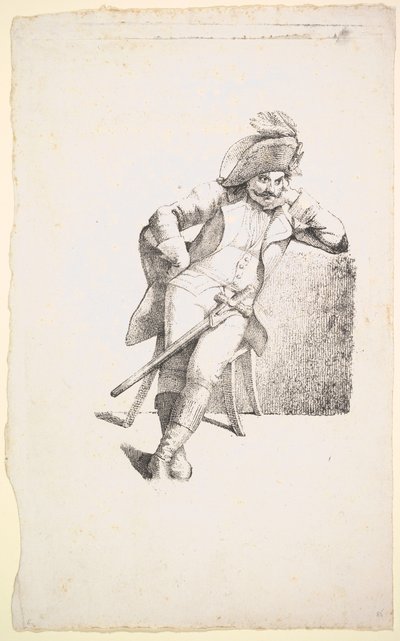 Düşünceli Kaptan, 1822. by Johann Gottfried Schadow
