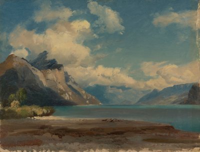 Weesen am Walensee, İsviçre by Johann Gottfried Steffan