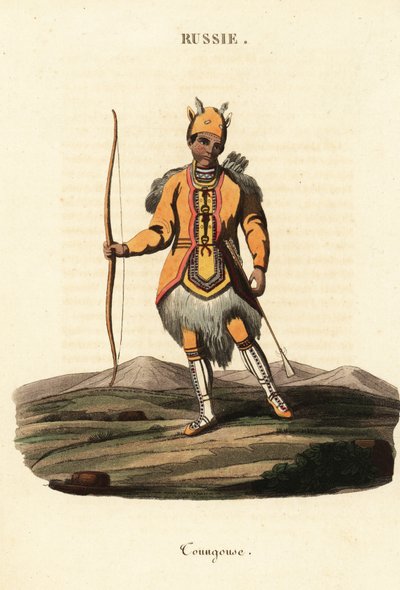 Göçebe Evenki halkının adamı by Johann Gottlieb Georgi