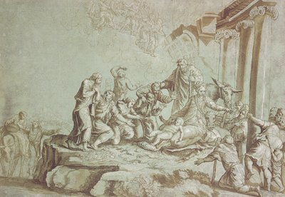 Çobanların hayranlığı by Johann Gottlieb Prestel