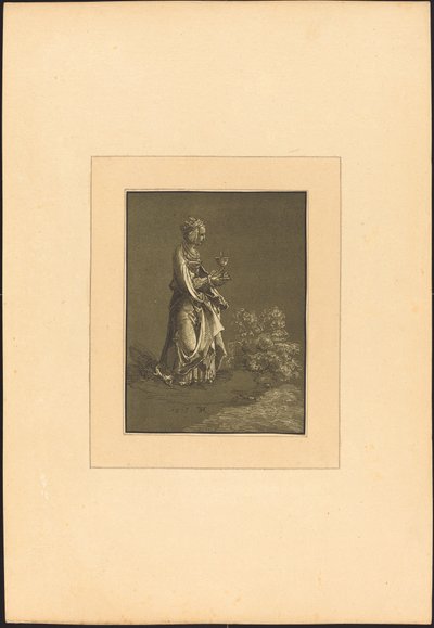 Aziz Barbara by Johann Gottlieb Prestel after Albrecht Altdorfer