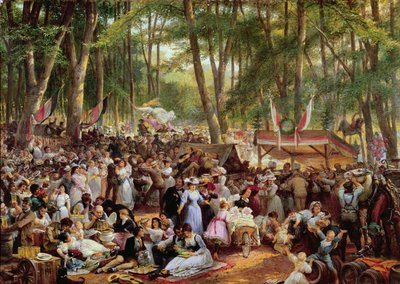1871 ಟರ್ಕ್‌ನಲ್ಲಿ ವಾಲ್ಡ್‌ಚೆಸ್ಟಾಗ್ by Johann Heinrich Hasselhorst