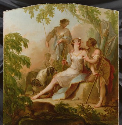 Avdan Sonra Diana Dinleniyor by Johann Heinrich Keller