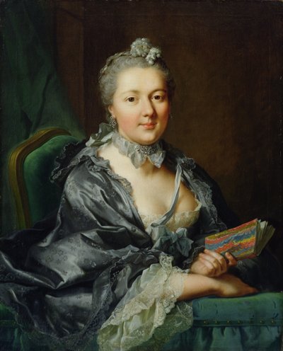 Sanatçıların İkinci Eşi, Julie Marianne Pernette, nee Robert, 1762 by Johann Heinrich Tischbein
