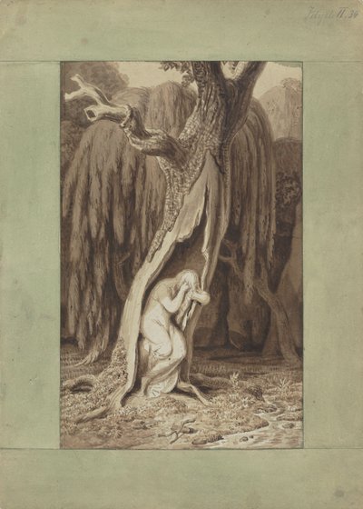 Orman perisi. İdiller Serisi, yaklaşık 1820. by Johann Heinrich Wilhelm Tischbein