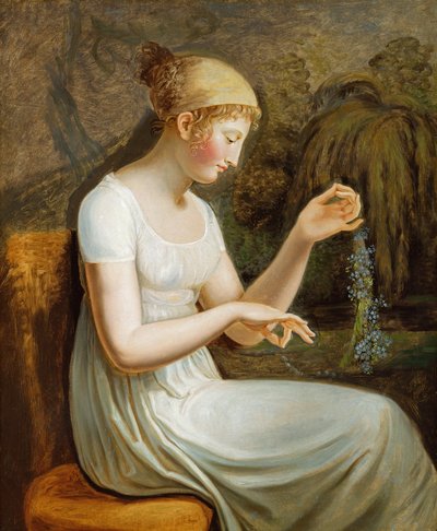 Çiçekli Kız by Johann Heinrich Wilhelm Tischbein
