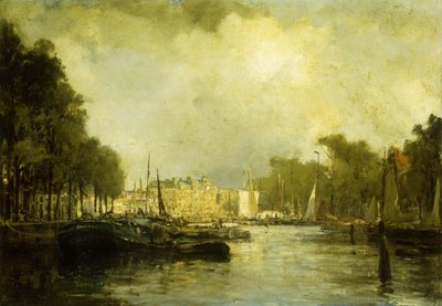 Rotterdam Limanı by Johann Hendrik Mastenbroek
