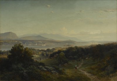 Manzara, Hyde Park, New York, 1859 by Johann Herman Carmiencke