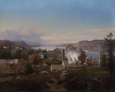 Poughkeepsie Demir İşleri (Bech Ocağı), 1856 by Johann Herman Carmiencke
